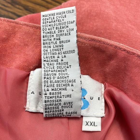 Vintage Alice Blue, Leather Pants, Rose/Pink SZ XXL - Picture 5 of 7